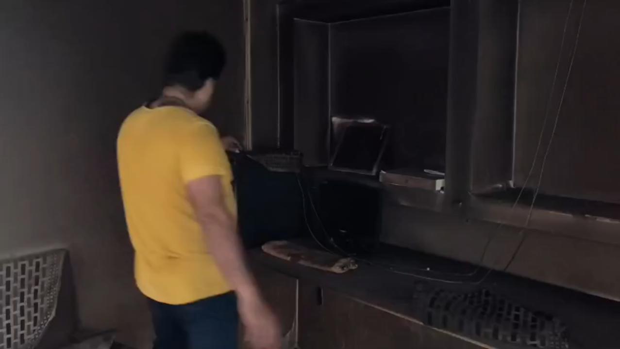 शॉर्ट सर्किट से मकान में लगी भीषण आग, लाखों का सामान जलकर राख